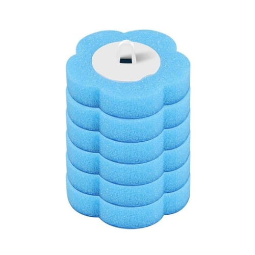 CleanLoop™ Disposable Toilet Brush Refill Heads – 6-Pack (Ocean Blue, Lemon Fresh, Lavender Blossom & Unscented)