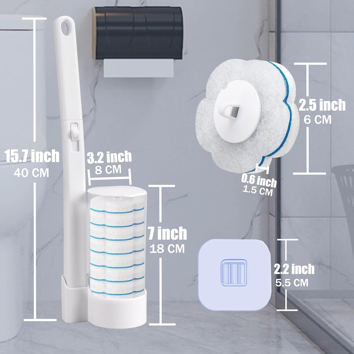 CleanLoop™ Disposable Toilet Brush